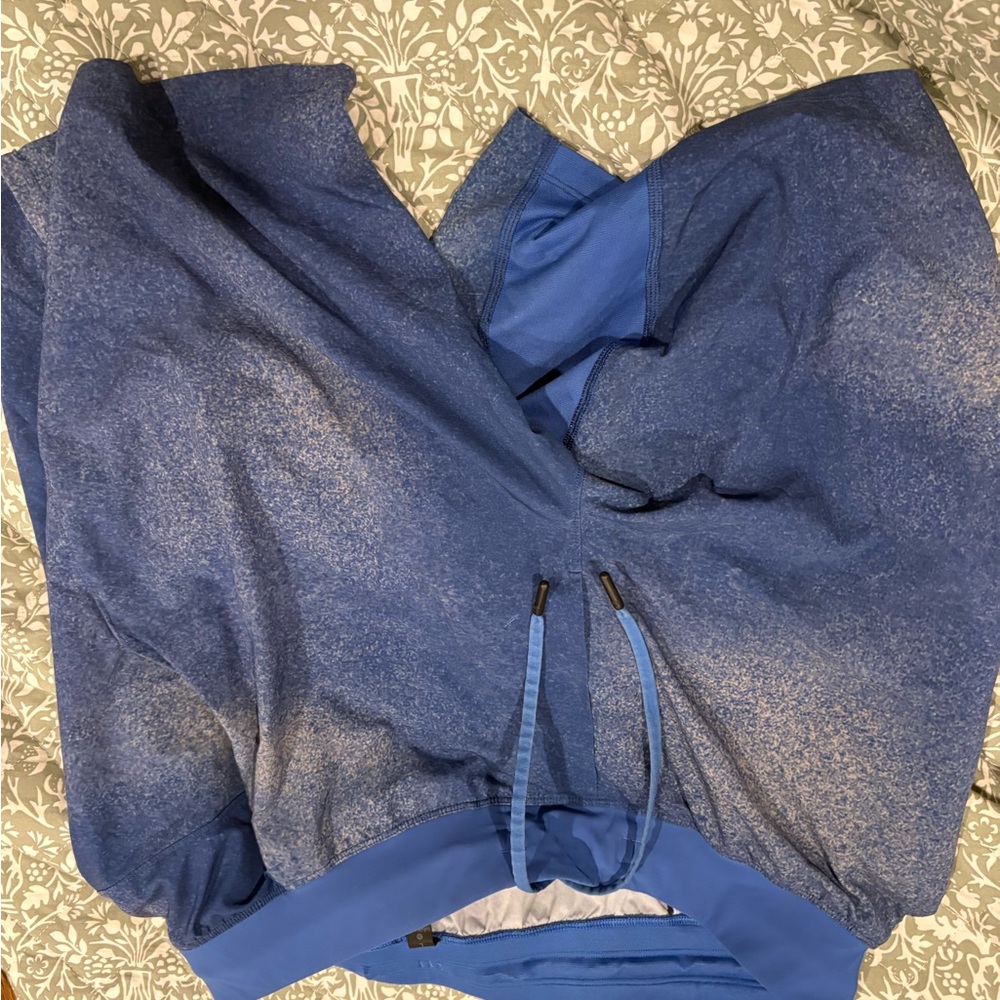 Lululemon Athletica Gray and Blue Shorts